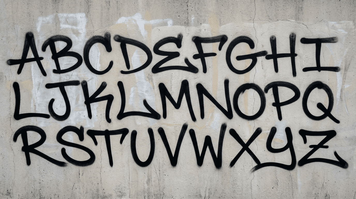 Fresh generator output showing a readable A-Z handstyle pass with stable stroke rhythm and spacing