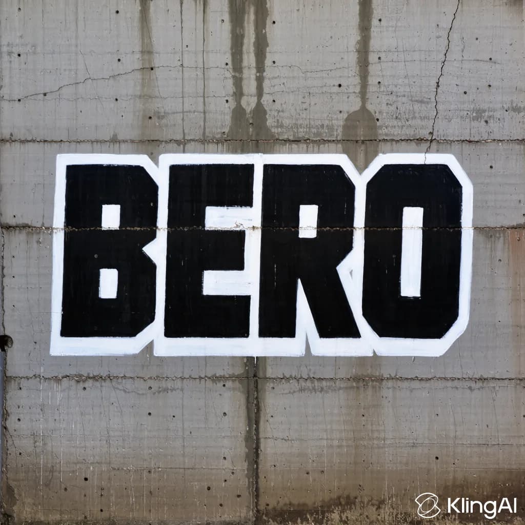 Blockbuster graffiti style with large straight-edged wall-filling letters