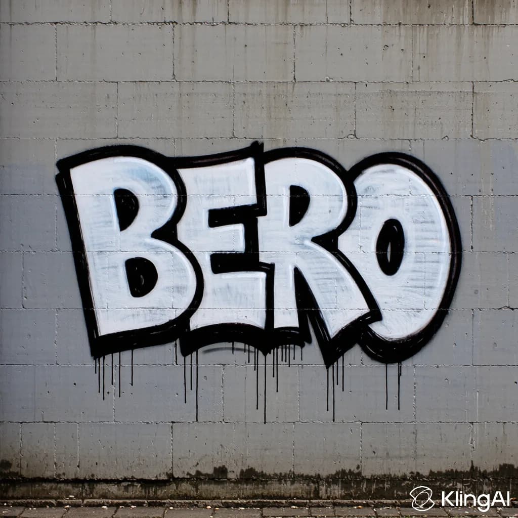 Throw-up graffiti style letters with bold outline and fast bubble form